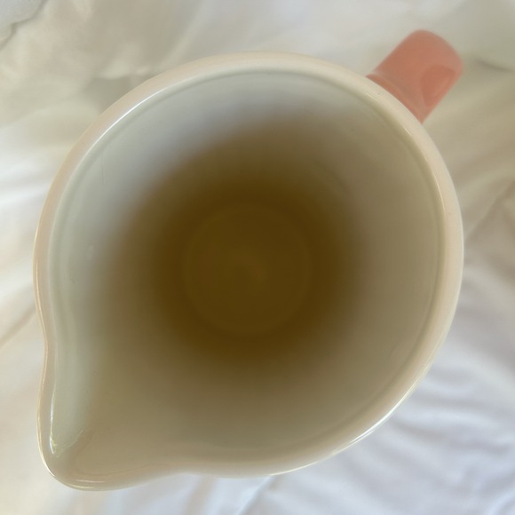 Large Ceramic Pitcher Cream/Pink 10.5in -‎ kate spade new york x Target - NEW - Picture 4 of 4
